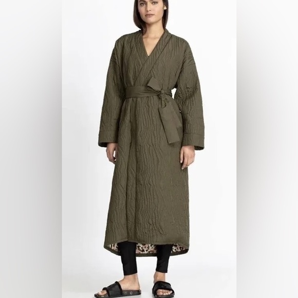 Johnny Was Calme Ava quilted lounge coat NWT size Large - Picture 3 of 11